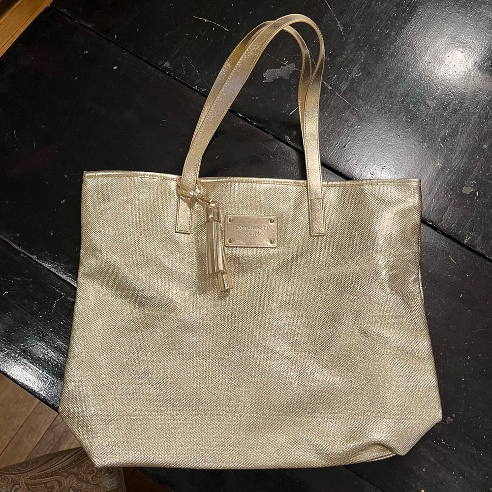 Gold Michael Kors bag